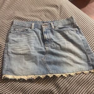American Eagle denim jean skirt
